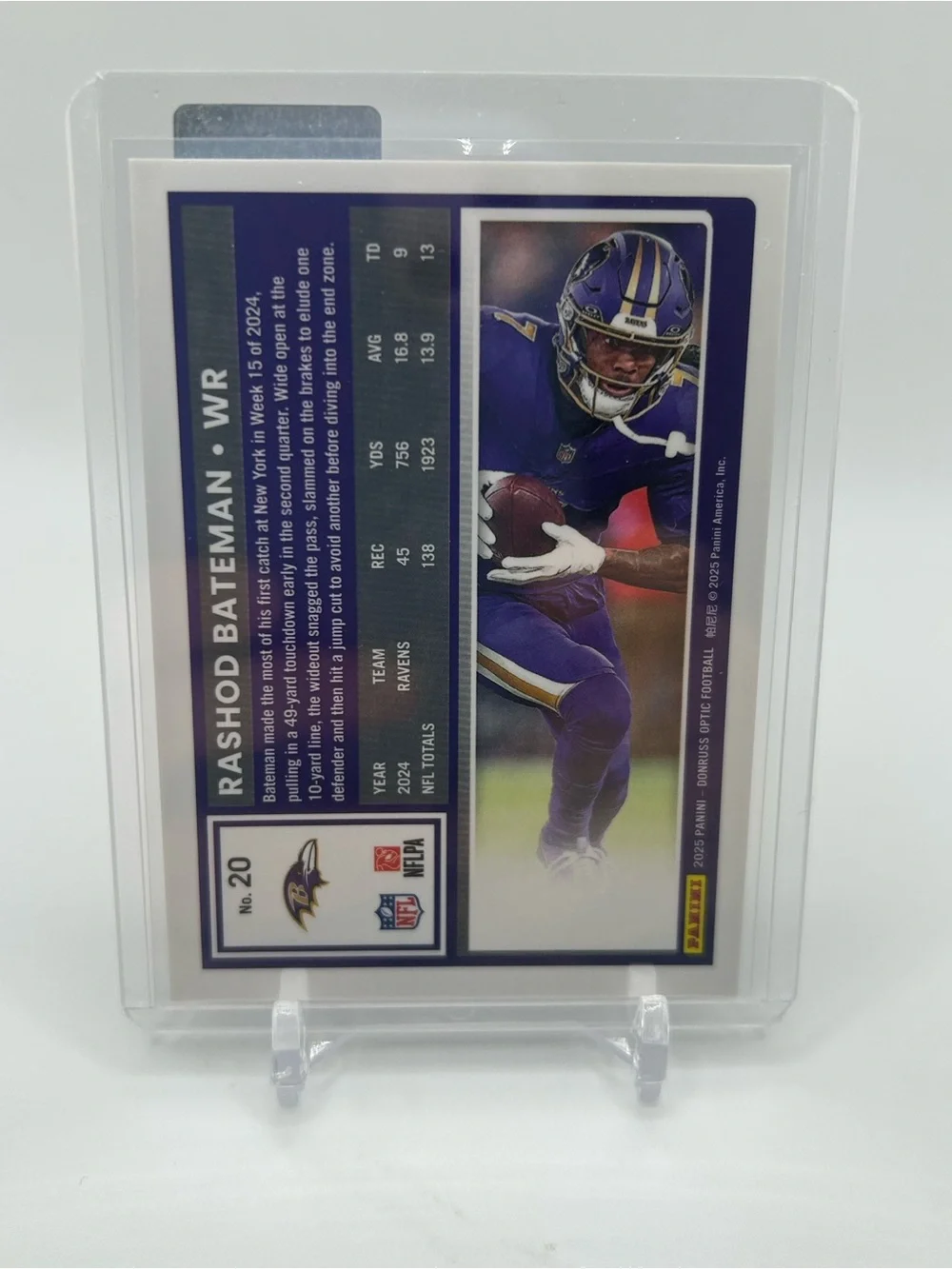 Rashod Bateman Minnesota Vikings Football Trading Card 🏈